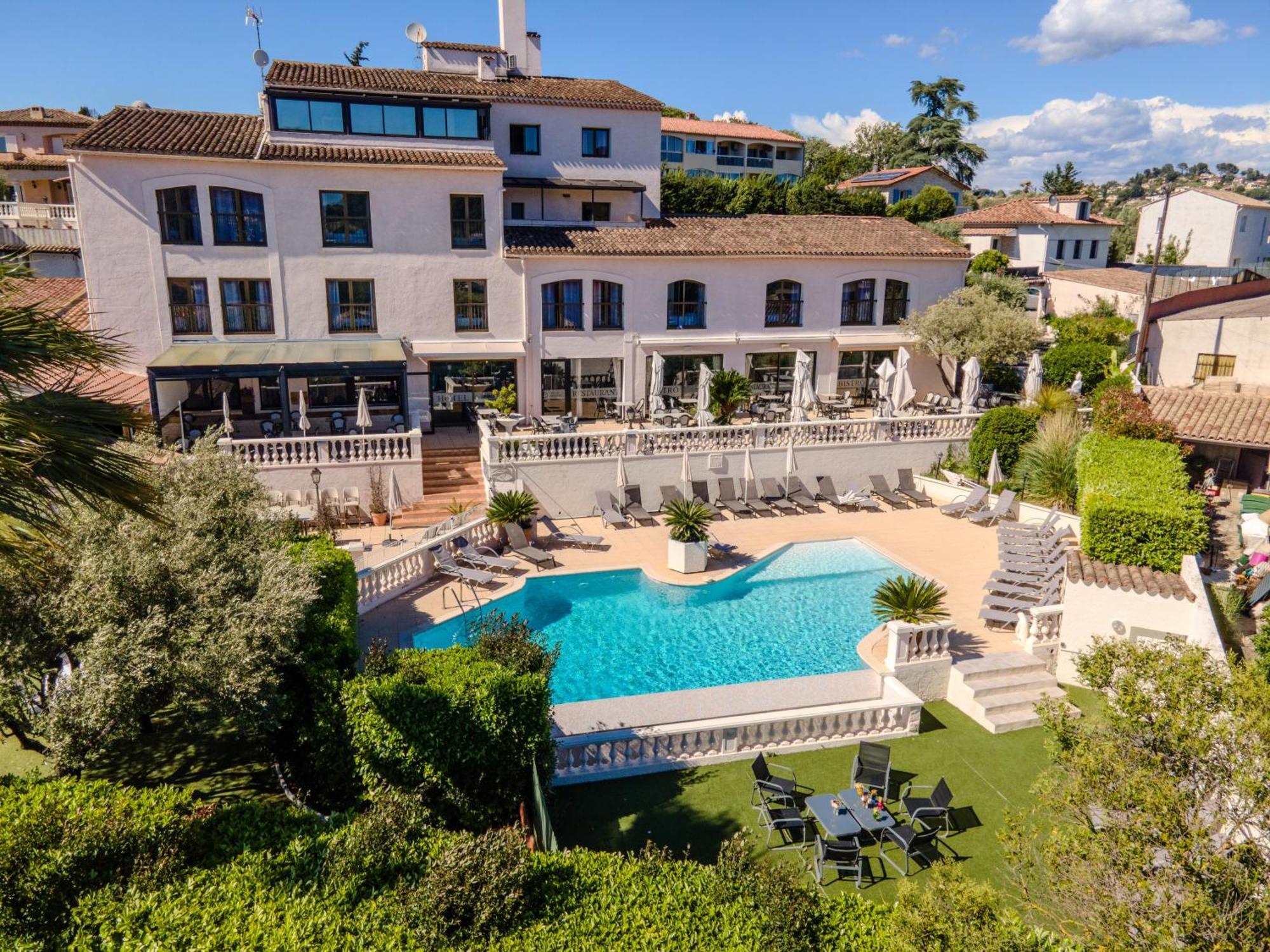 Hotel & Restaurant Perla Riviera Villeneuve-Loubet Exterior foto