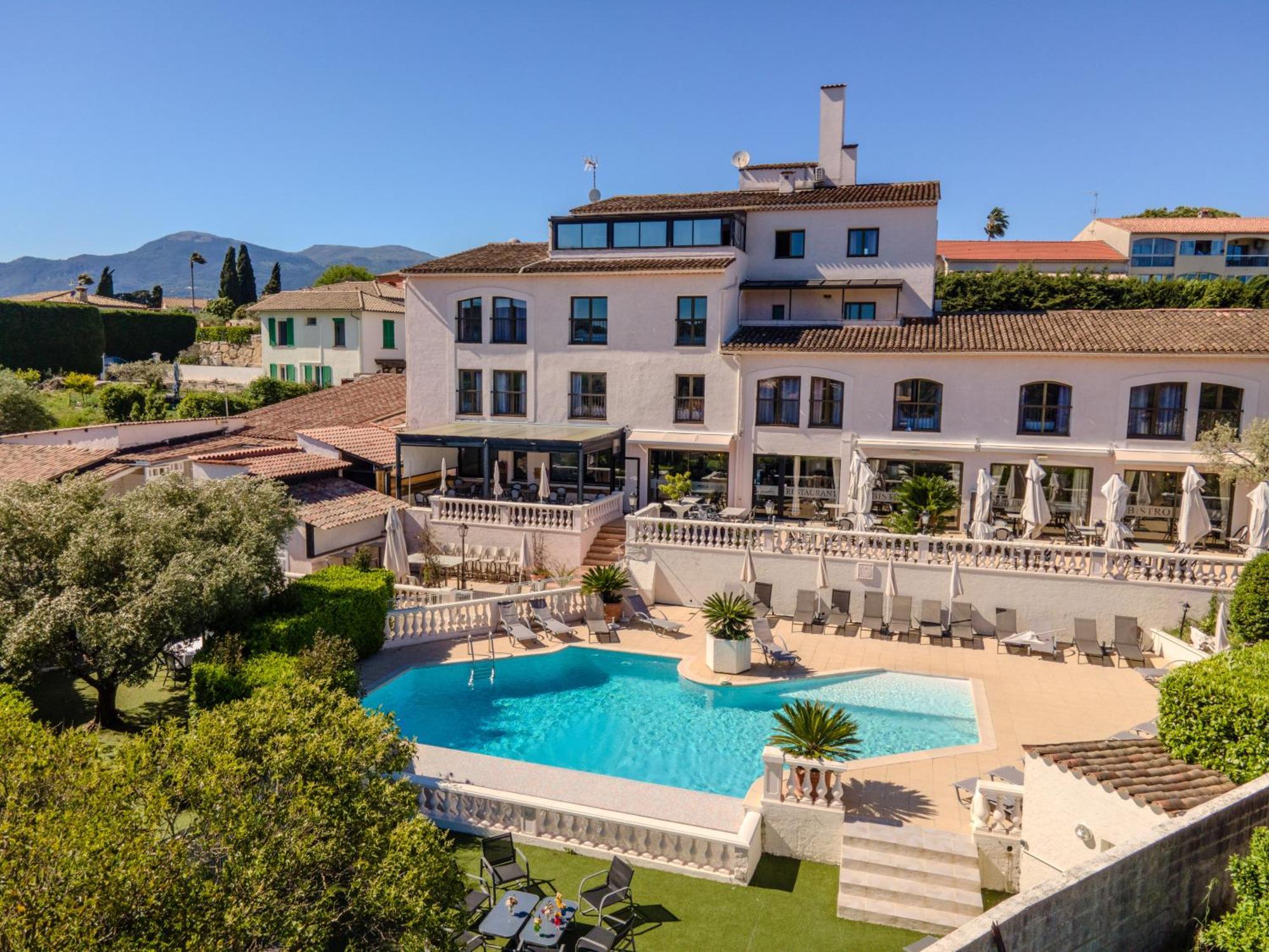 Hotel & Restaurant Perla Riviera Villeneuve-Loubet Exterior foto